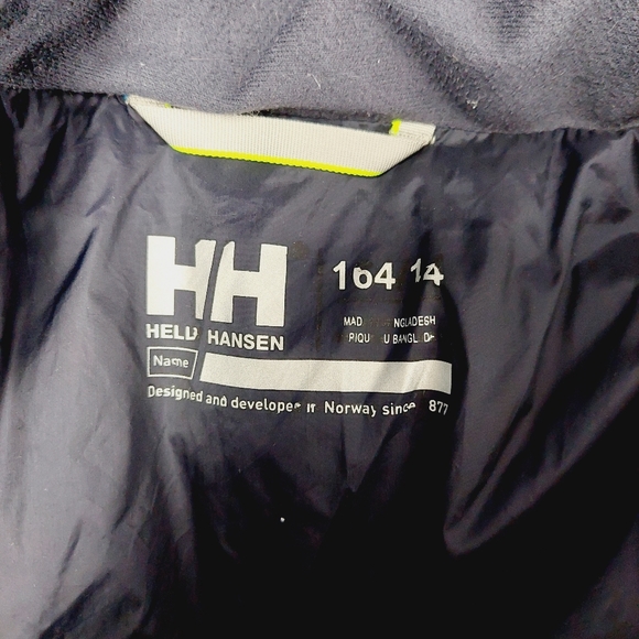 Helly Hansen Blue Zip Front Puffer Jacket Z48 - Picture 5 of 7
